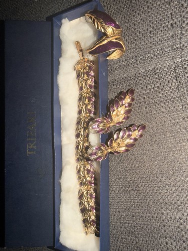 Trifari vintage schmuck set - vintage,