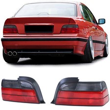 Rückleuchten Links + Rechts Rot Schwarz für BMW 3er E36 Coupe Cabrio 1990-1999