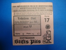 75/76 Ticket BVB Dortmund