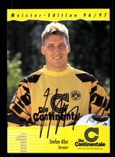 Stefan Klos Autogrammkarte Borussia Dortmund 1996-97 Original Signiert