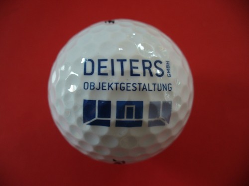 Golfball mit logo deiters - golfball, :