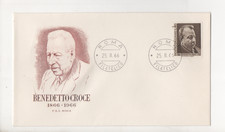 REPUBLIK - ITALIEN - UMSCHLAG - FDC - RHODIEN - GESEGNET - KREUZ - 1966