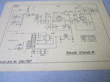 Tekade Orlando W Schaltplan