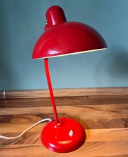 Original KAISER IDELL Tischlampe 6556-T * Bauhaus Design • Venetien Rot | TOP
