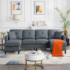 Large 99" U-Shaped Sectional