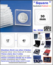 Coin Capsules Square 30mm