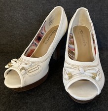 Tamaris - Peeptoe - Größe 38 - weiß