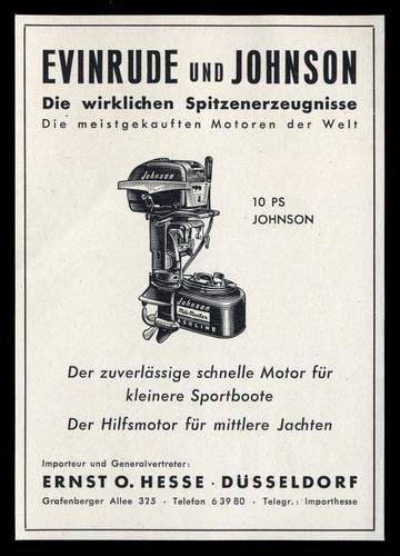 Reklame 1954 evinrude - 1954,