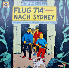 LP  - Tim und Struppi - Flug 714 nach Sydney - Hörzu, wie neu