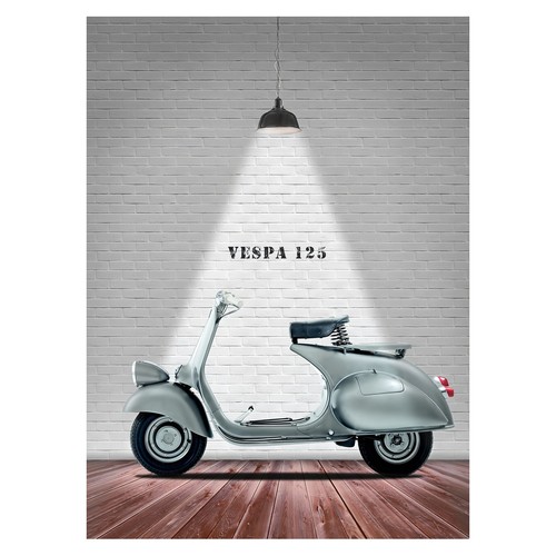Vintage vespa roller poster - vespa,