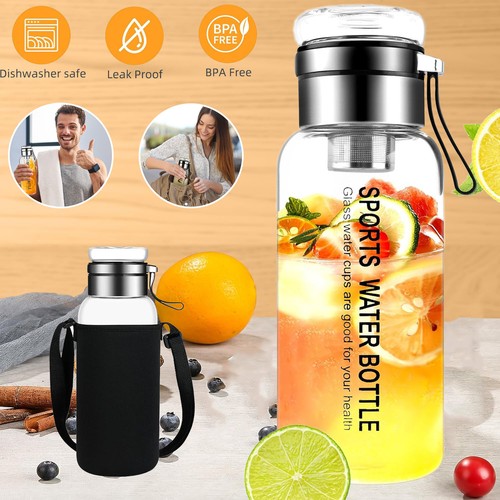 Glasflasche trinkflasche - glasflasche, 1l