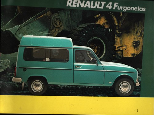 Prospekt renault furgonetas - renault, r4