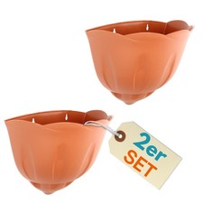 2er Set Blumen Topf Wand Vasen