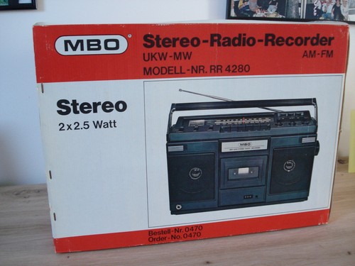 Radiocassettenrecorder mbo - radiocassettenrecorder,
