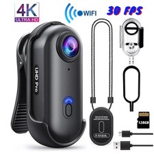 Action Cam 128G 4K 30FPS Mini Body Kamera WiFi 30M Wasserdicht Helmcamera DHL