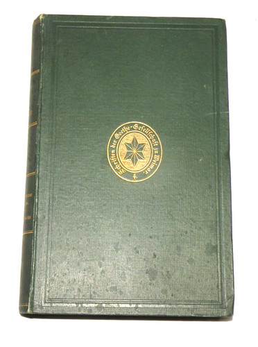 5102 goethe gesellschaft band - goethe,