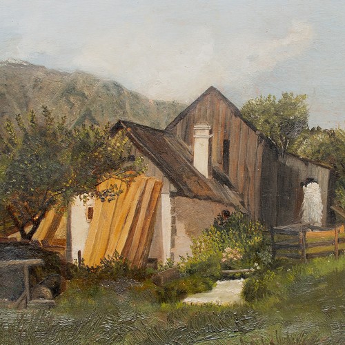 Wassermühle landschaft öl - wassermühle,