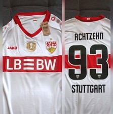 VfB Stuttgart offizielles Pokal Trikot mit LBBW Sponsor, Final Badge, Beflockung