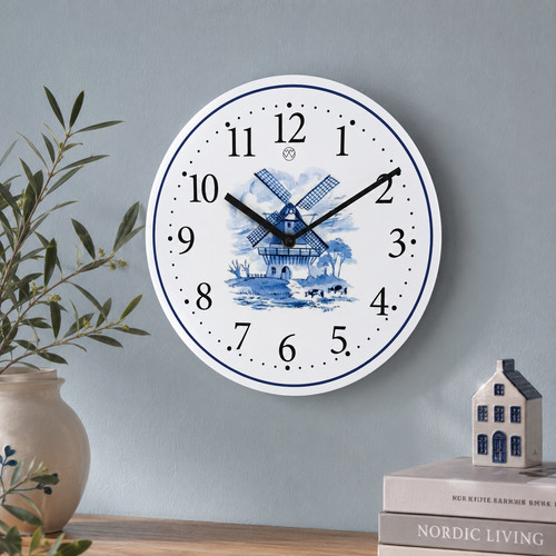 Küchenuhr wanduhr windmühle - wanduhr,