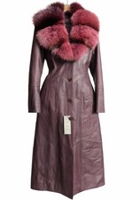 Italienischer Leder Mantel mit