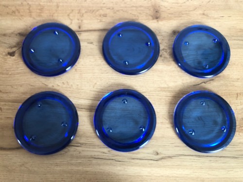 Vintage kobaltblaue glas - 6, /
