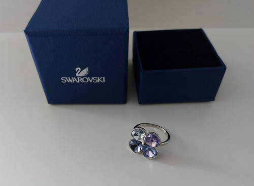 Swarovski ring silber farbig - swarovski,