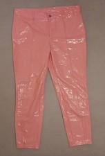 Lack Hose in Rosa Grösse L