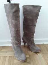 High Heels Wildlederstiefel der Luxusmarke Opening Ceremony, Gr. 37, Top