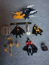 Batman Power Vision Crime Fighter Deluxe + Robin Hoverbat SELTEN Batmobil Kenner
