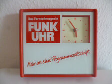 Funkuhr, Das Fernsehmagazin, Werbung,  Reklame Uhr