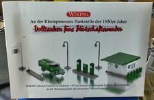 Wiking/ PSM , Rheinpreussen Tankstelle 50iger Jahre, 2X Tankzug RP, 1:87,  OVP,