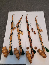 Holzpfeife, Langpfeife, Ulmer Kolben, Ungarnkopf, selbst gedrechselt um 1900 