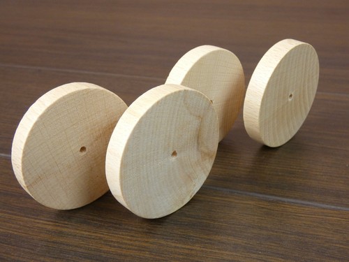 Holzräder glatt 50 - 40, Ø