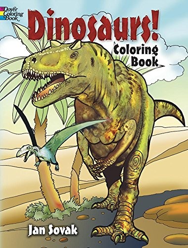 Dinosaurs coloring book - dinosaurs!, jan