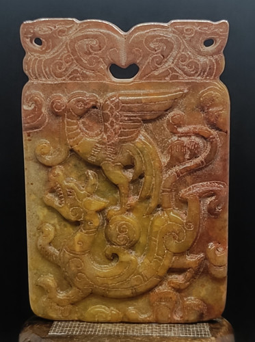 Antike jade nephryt - jade, drache
