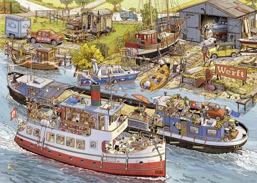 Puzzle die werft - (1000,