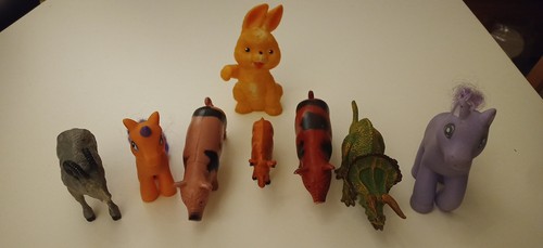 Kleine sammlung tierfiguren - kleine,