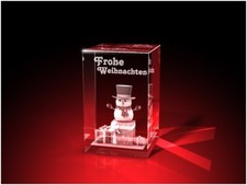 3D Glas Gravur Geschenke