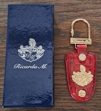 Ricarda M. Schlüsselanhänger Modeschmuck Rot/Goldfarben