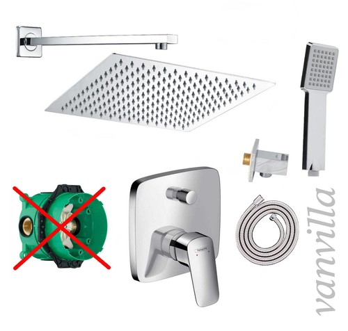 Vanvilla duschset regendusche - duschset,