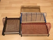 4 alte Plattenständer für