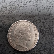 Königreich Bayern Ludwig I. König von Bayern Zwey Gulden 1847 Silber Münze