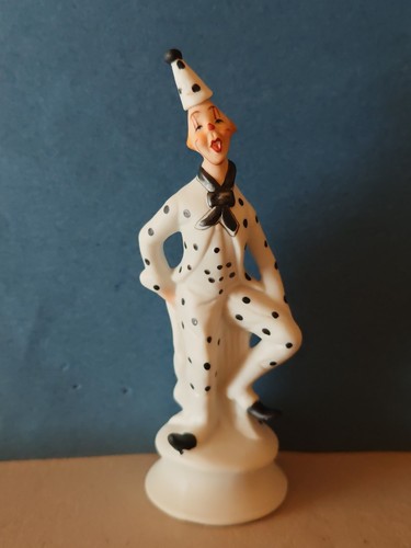 Piero clown porzellanfigur - clown,
