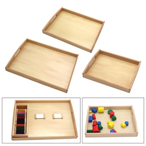 Serviertablett aus holz - aus,