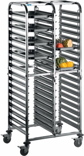 Saro edelstahl tablettwagen - saro,
