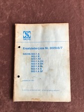 Sachs 502/1 A B BX AX CH SF