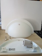 Vintage Peill & Putzler Design Wandleuchte Wandlampe Opalglas 73086 - 70er weiß