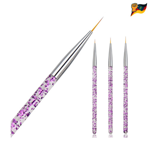 Nageldesign pinsel set - pinsel, uv