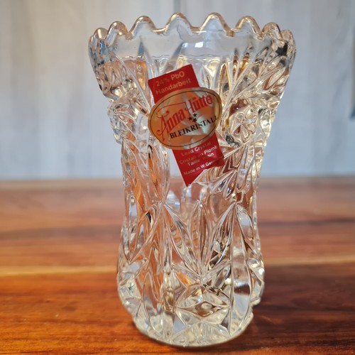 Anna hütte bleikristall vase - hütte,