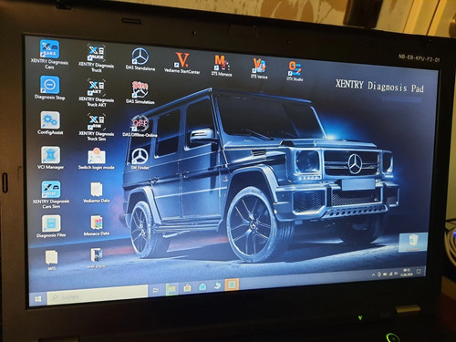 Mercedes star diagnose laptop - star,